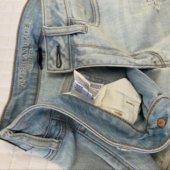 - American Eagle Color Block Jeggings size 6 - Picture 3 of 4